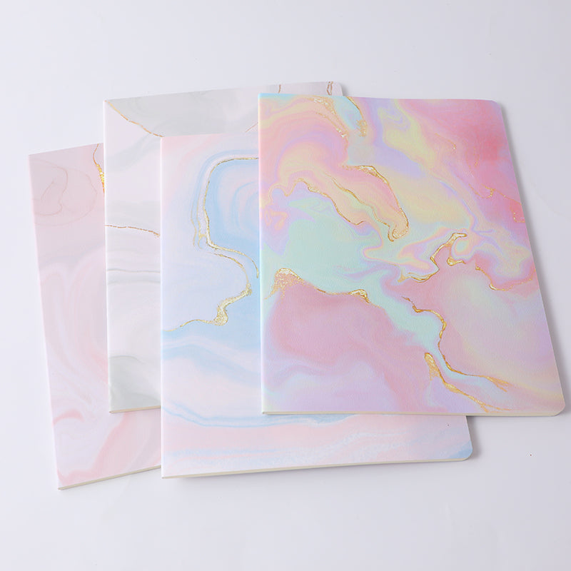 Horizontal line marbling suture notebook B5-32 sheets