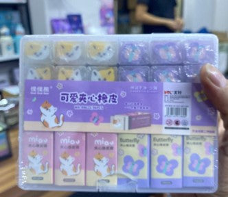 multi color cute eraser