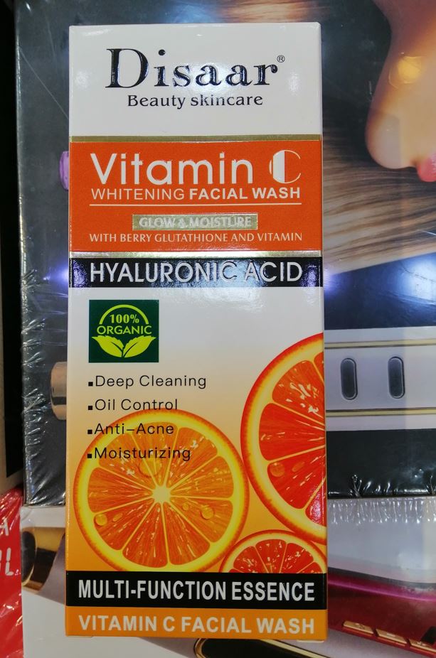 Vitamin c whitening facial wash