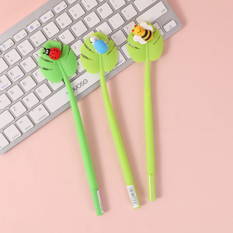 Insect silicone gel pen-black refill