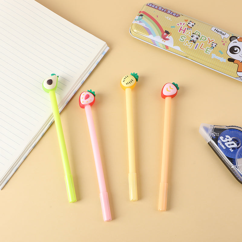 Fruit pressing gel pen-black refill