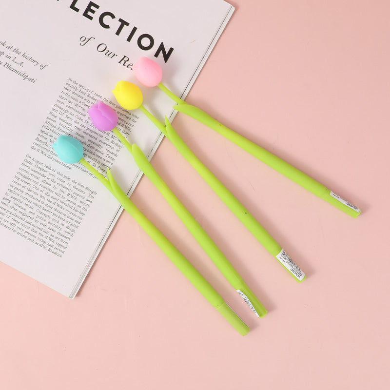 Tulip silicone gel pen-black refill