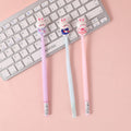 Sweet bunny silicone gel pen-black refill