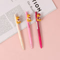 Nandy bear retractable gel pen-black refill