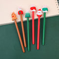 Bunny christmas gel pen-blue