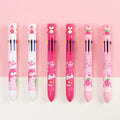 Cute bear eight color ballpoint pen