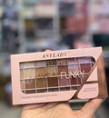 valvety smooth matte eye shadow pallet