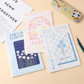 The gift of flower cordless binding notebook B5