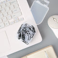 Boxed 28MM black and white paper clips - 100 PCS