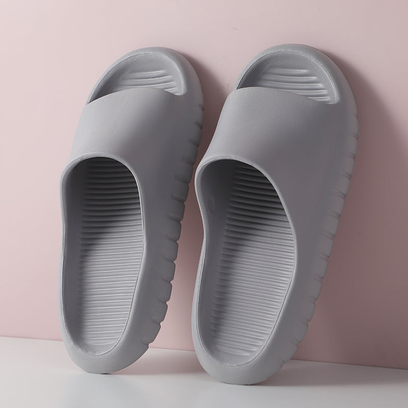 Simple men's household slipper grey size 40-41
