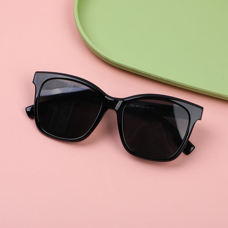 PC502 Women's Sunglasses-Black Gray