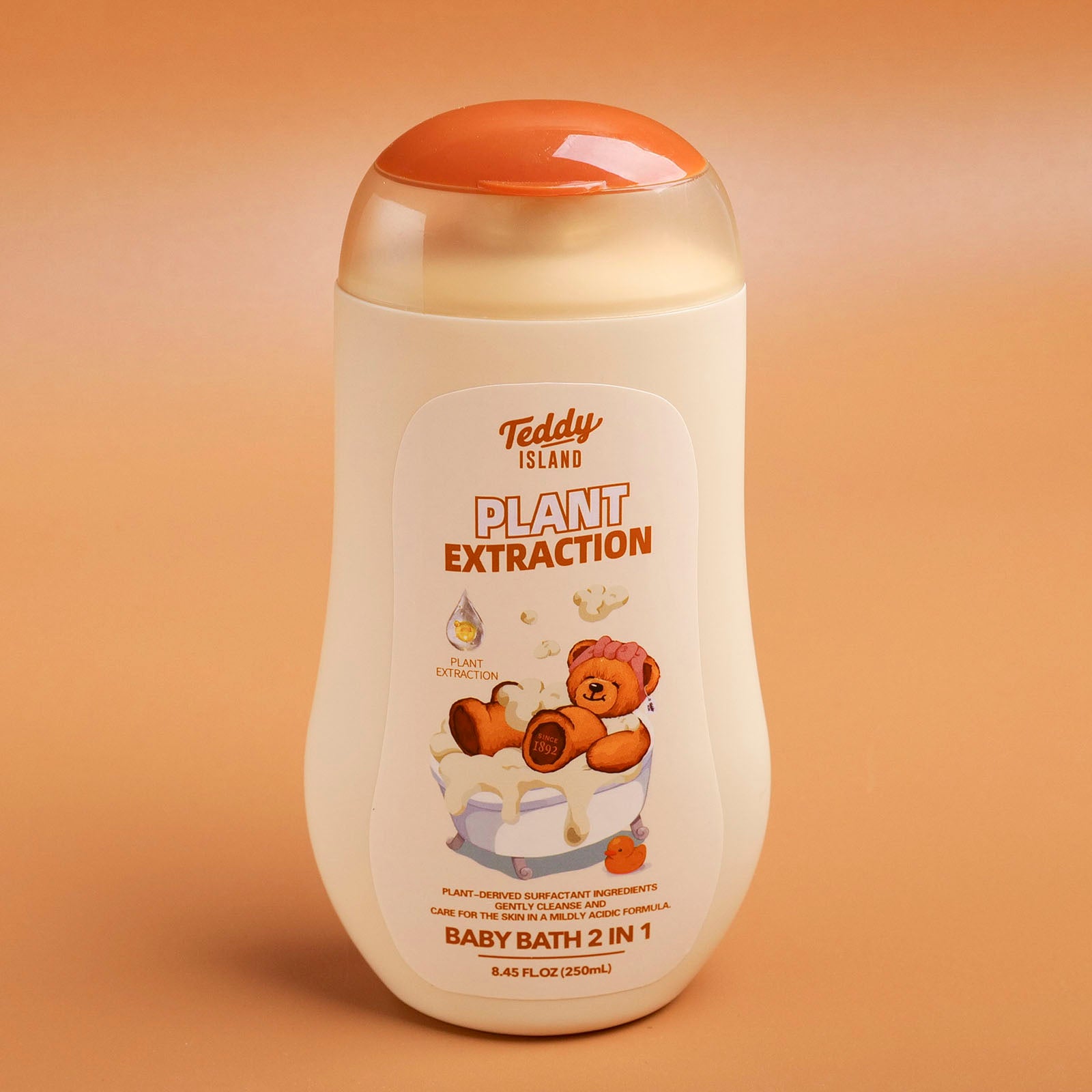 TEDDY ISLAND Series Bath and Shampoo 2-in-1 250ml
