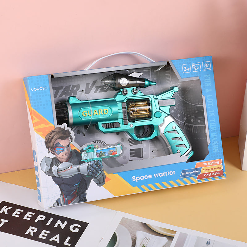 Cool vibrating sound and light gun (not including battery)