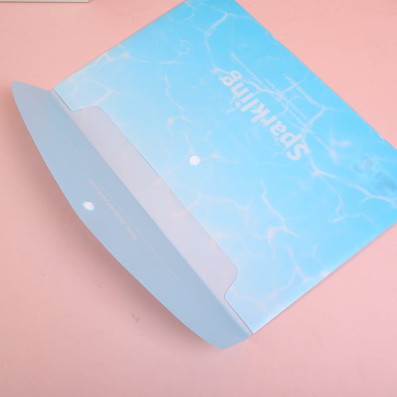 Sparkling Button File Pouch A4