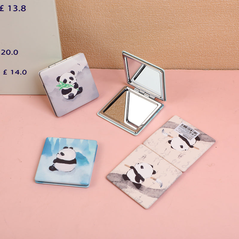 Ink Panda Square Fashion Mirror