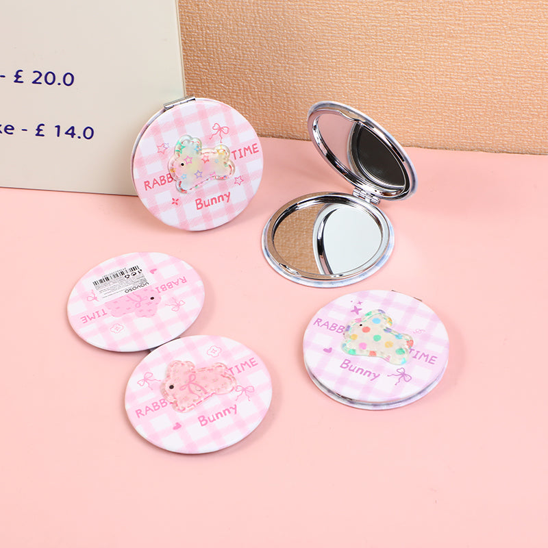 Cartoon crylic Decorations Round Fashion Mirror