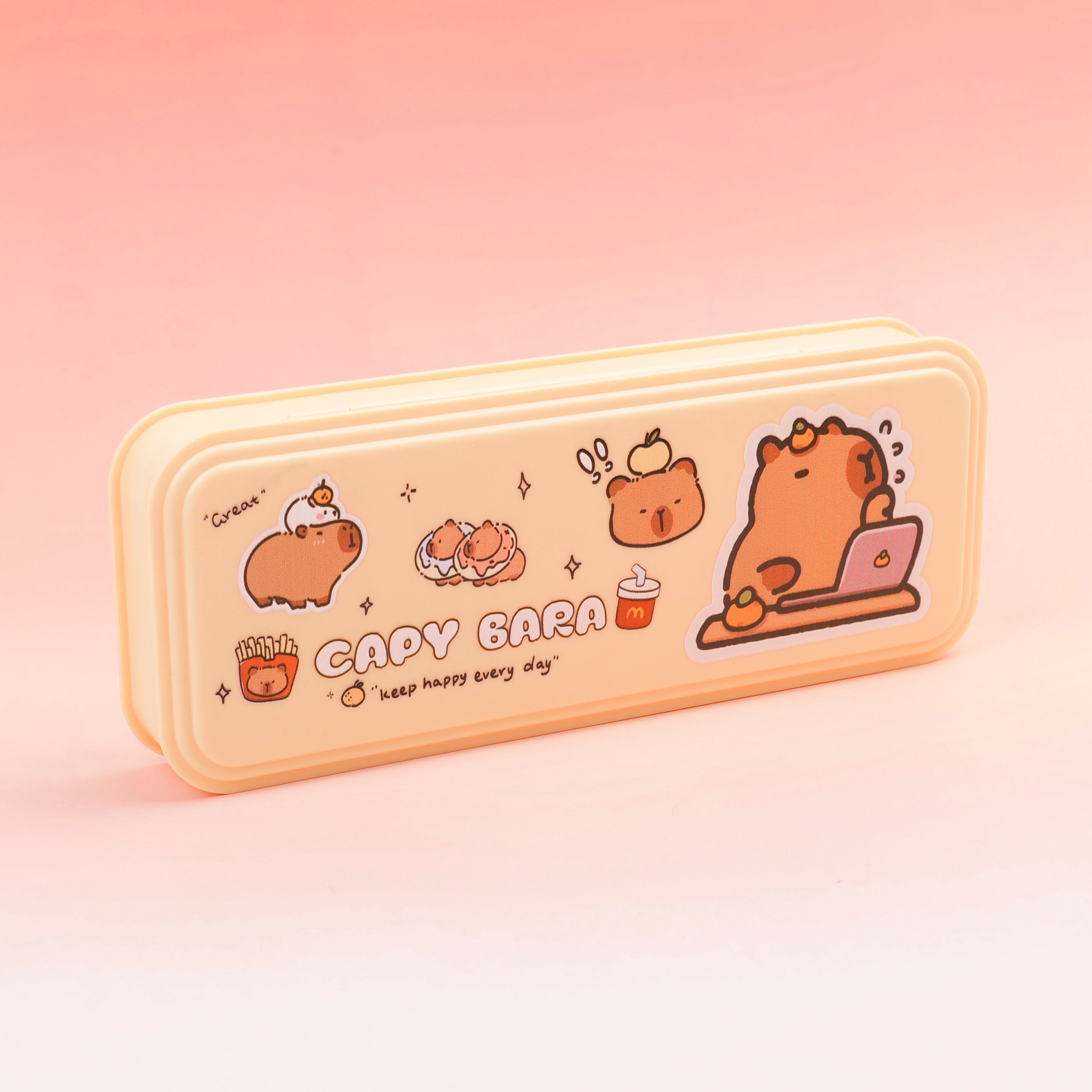 Capybara series-plastic pencil box