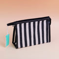 Stripe Series Portfolio Cosmetic Bag