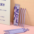HB0712 Alphabet Series Boxed HB Pencils 12PCS - Blue