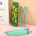 Alphabet Series Boxed HB Pencils 12PCS - Green