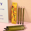Alphabet Series Boxed HB Pencils 12PCS - Yellow