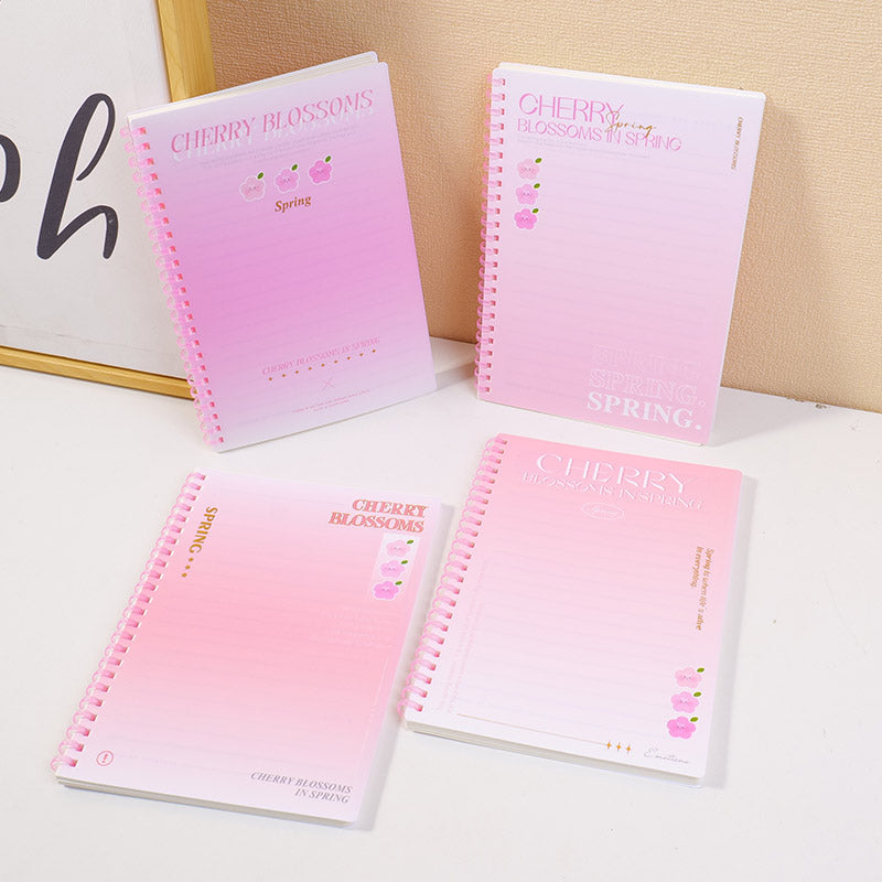 SakuraHarunoSeries-A5PPSoftThreadLoopNotebook(68PCSinnerpaeshorizontalline)