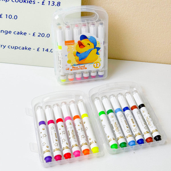 204 New Seal Watercolor Pen ZS282-12PCS