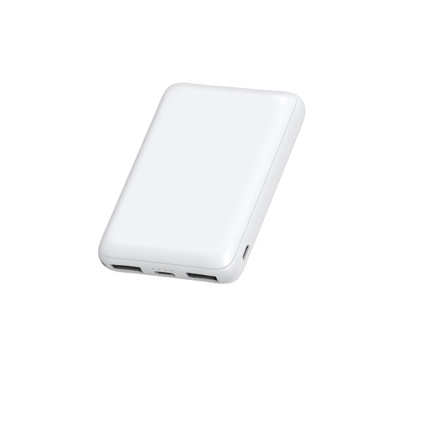 M17 5000mAh Simple Mobile Power with Cable-White