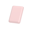 M17 5000mAh Simple Mobile Power with Cord-Pink