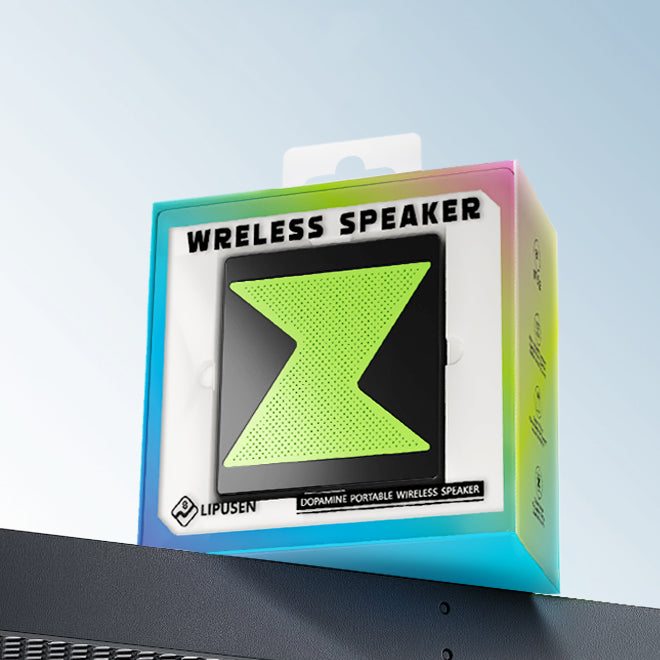 A7 Magic Color Dual-Tone Bluetooth Speaker - Black