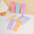 Laser ribbon decorative stickers 1-8