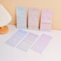 Mini Fun Ledger stickers 1-6
