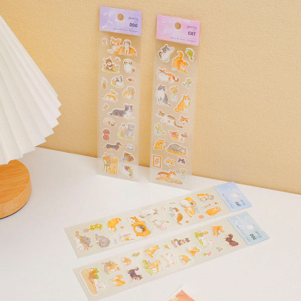 Pet ledger stickers 1-4
