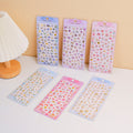 Pearlescent gold leaf Pearl stickers 1-6