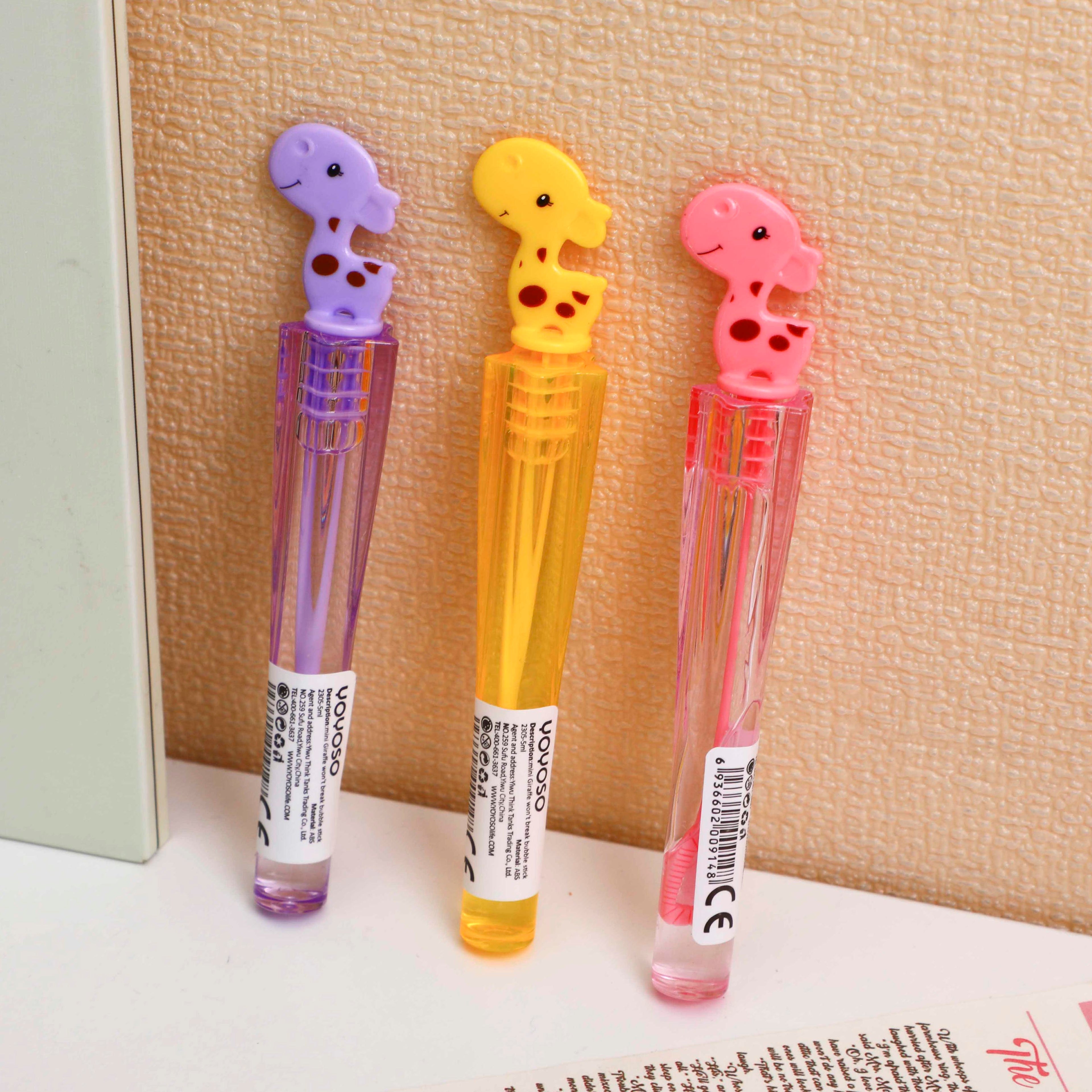 mini Giraffe won't break bubble stick 2305-5ml