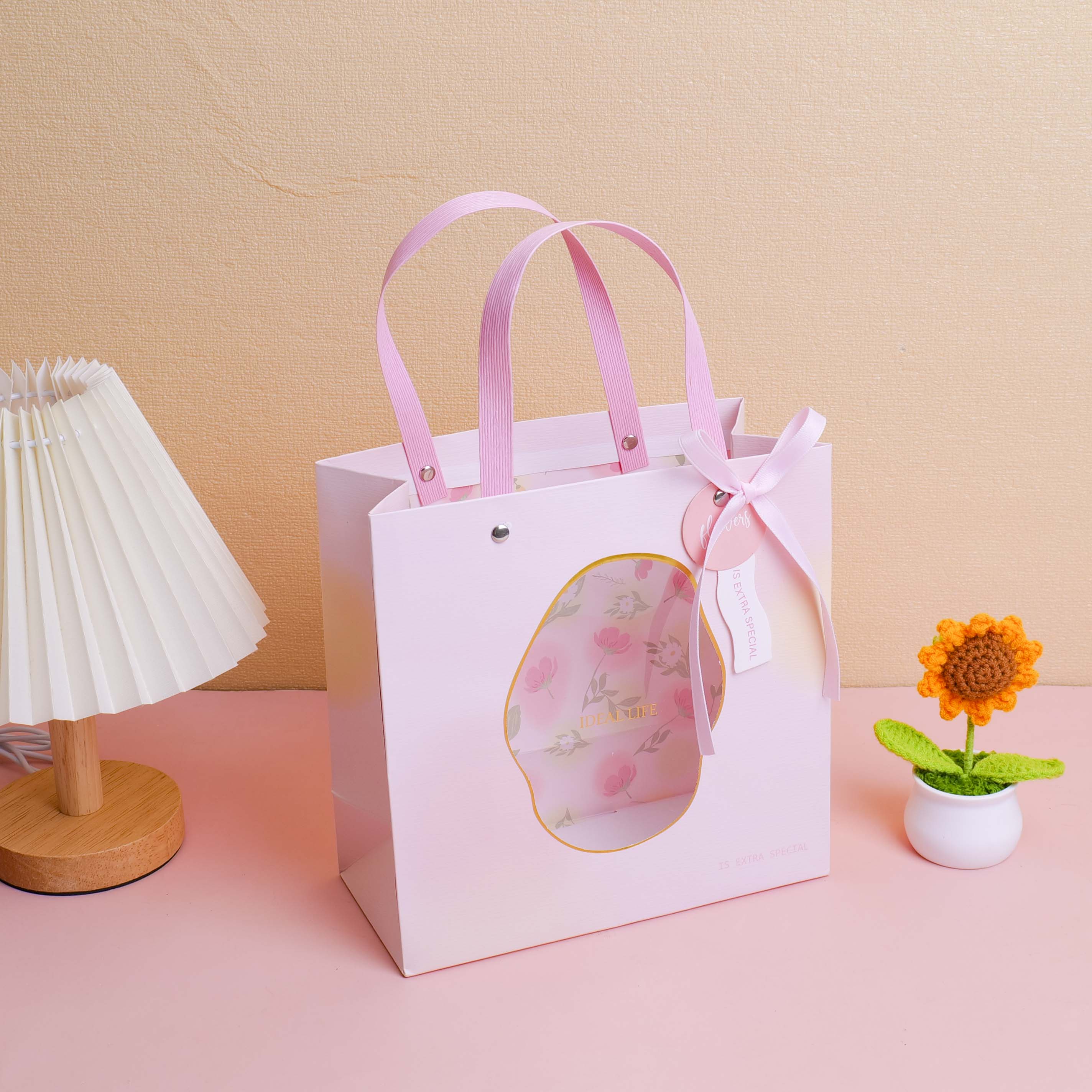 Flower Language Pure Melody Series Gift Bag Right Style M Size