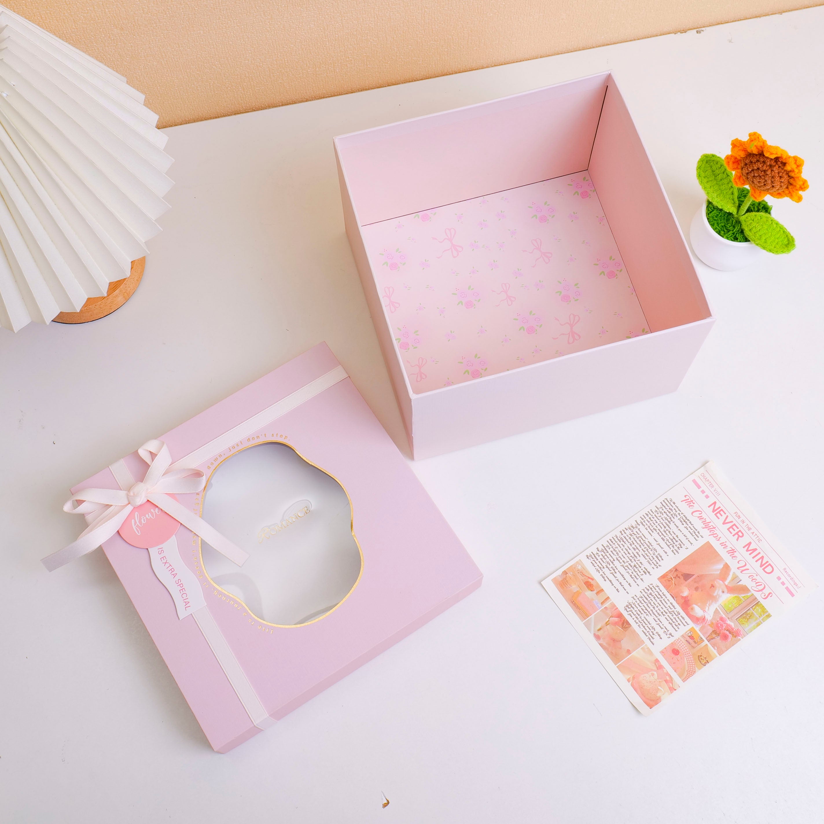 Flower Language Pure Melody series gift box rectangular single box