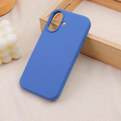 Liquid Silicone Case for Apple 16 - Navy Blue