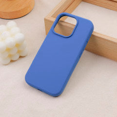 Liquid Silicone Phone Case for Apple 16 Pro - Navy
