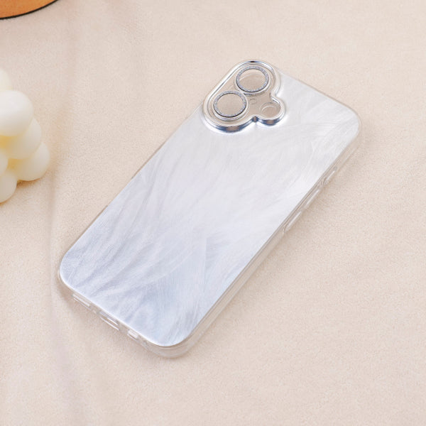 Premium Fashion Feather Veil Pattern Phone Case (Apple 16)