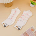 Pink Cherry Series Women's Short Socks Two Pair Set
