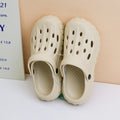 All-match solid color men's crocs khaki 42-43