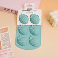 Silicone strawberry ice mold