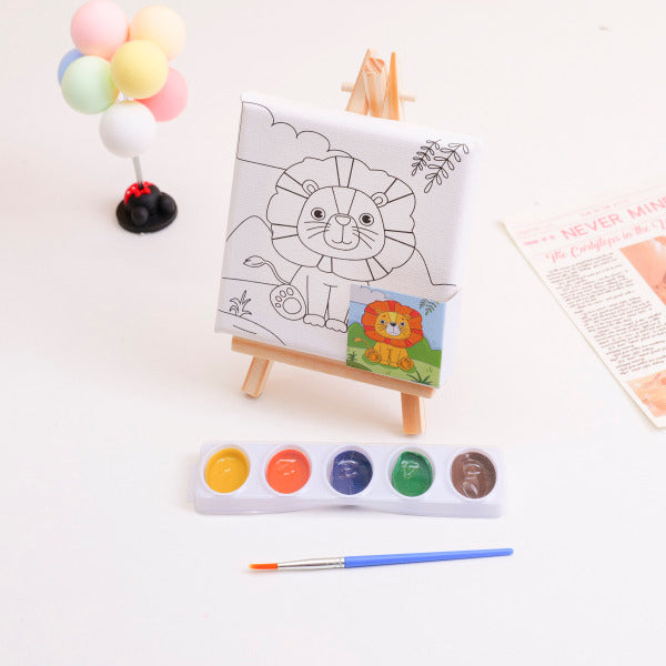 DIY Paint - Lion with rack 10*10