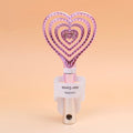 Dream Series Heart Wet & Dry Comb-Electroplated Pink