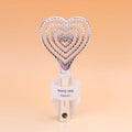 Dream Series Heart Wet & Dry Comb-Electroplated Silver