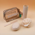 Single？Handle？Rose？Gold？Toiletry？Bag？Five-piece？Kit