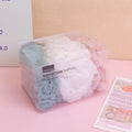 Simple plain bath flower three sets