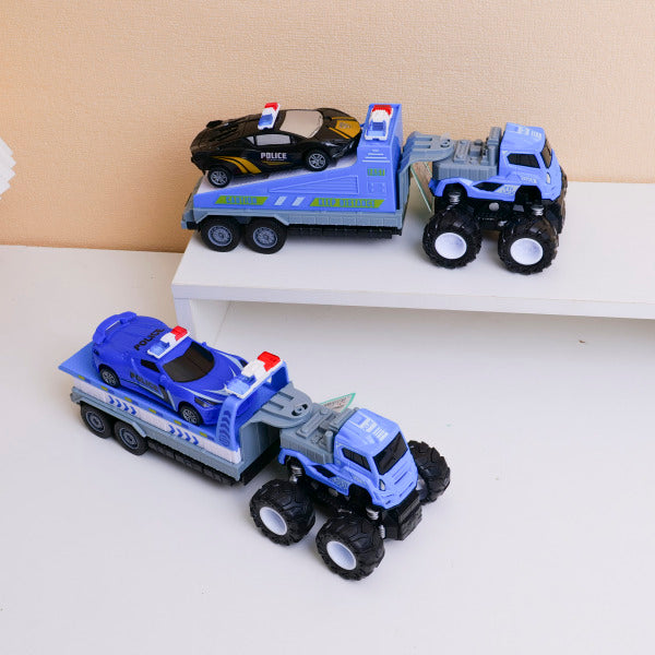 KLX600-361 Alloy inertia police car rescue stretch model