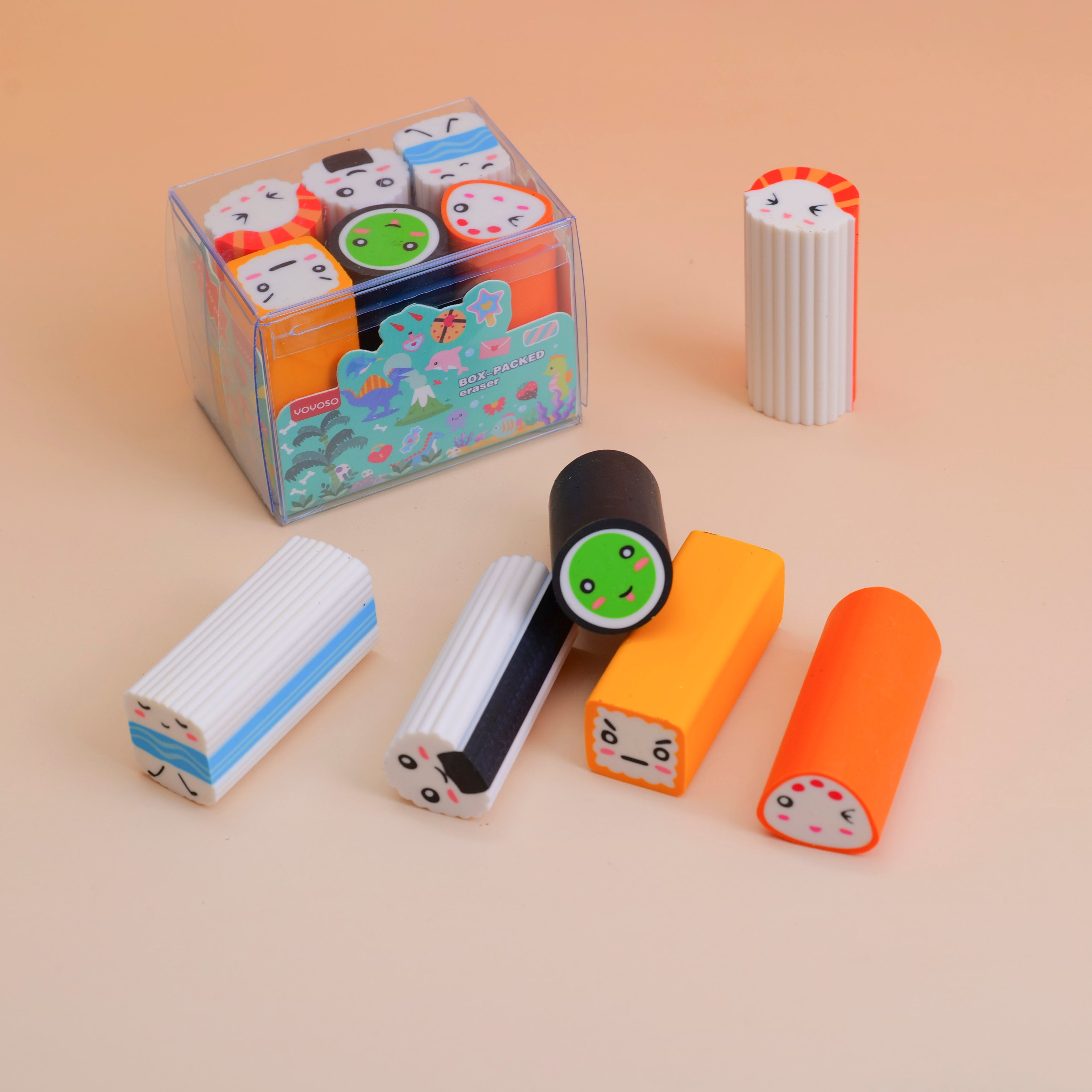 QH-8510 Sushi Sharing Eraser 6PCS